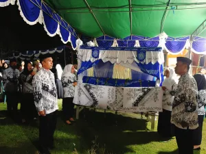 Solidaritas PGRI Cabang Anggrek Melepas Kepergian Sosok Pendidik yang Gugur Usai Bertugas
