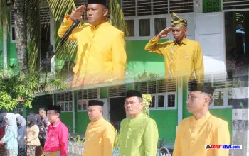 Semarak Perayaan Hari Pendidikan Nasional Tingkat Kecamatan Anggrek Diwarnai Tarian Kolosal