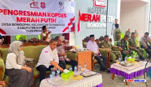 Kodim 1304 Gorontalo Hadiri Peluncuran Virtual KDKMP Bersama Presiden RI