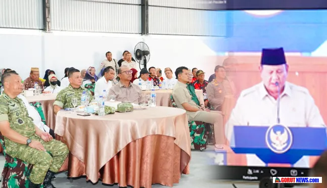 Presiden Luncurkan 1.061 Koperasi Merah Putih, Danrem 133/NW Hadir via Vicon