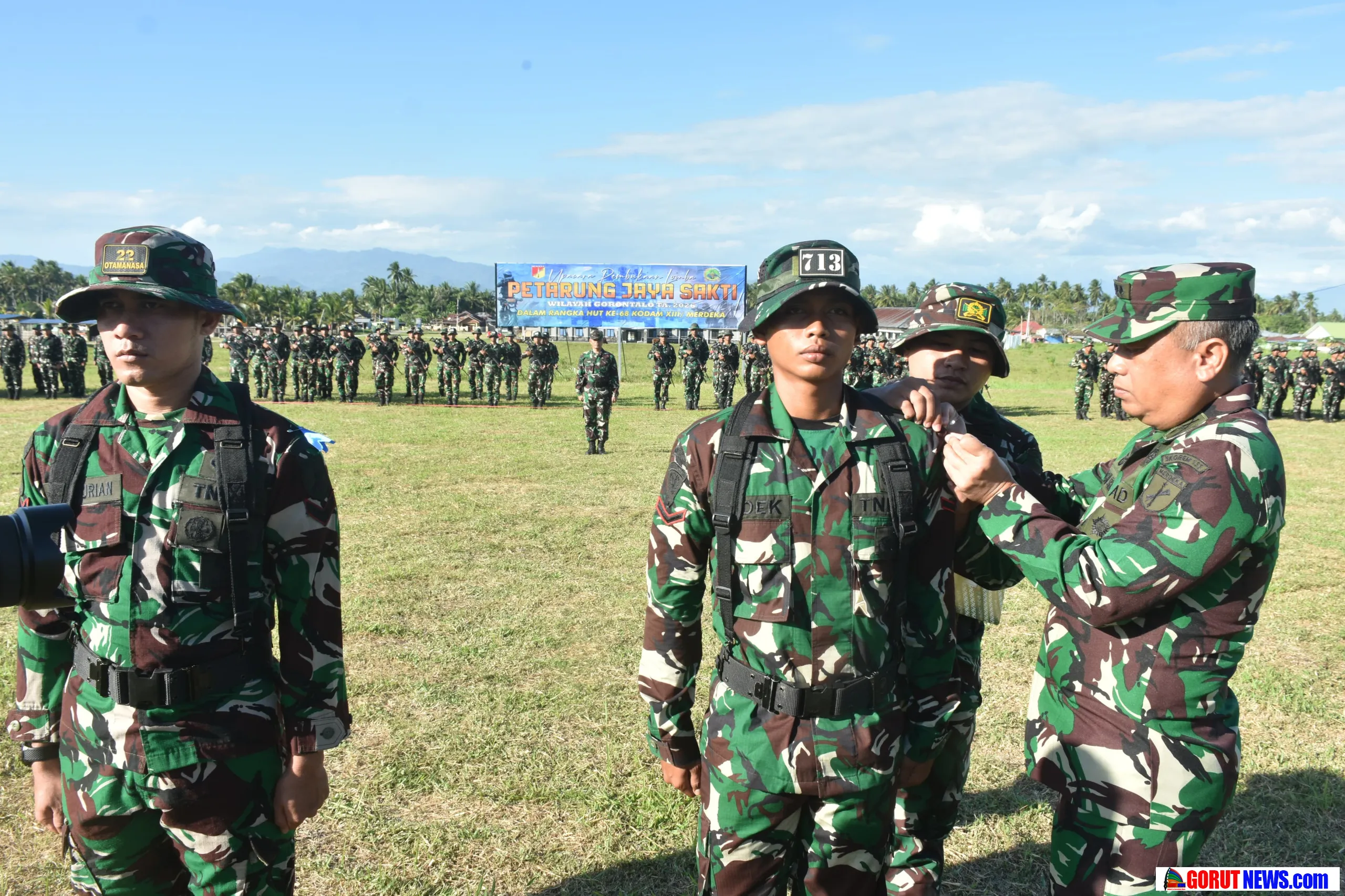 Kasrem 133 Nani Wartabone Resmi Buka Lomba Petarung Jaya Sakti