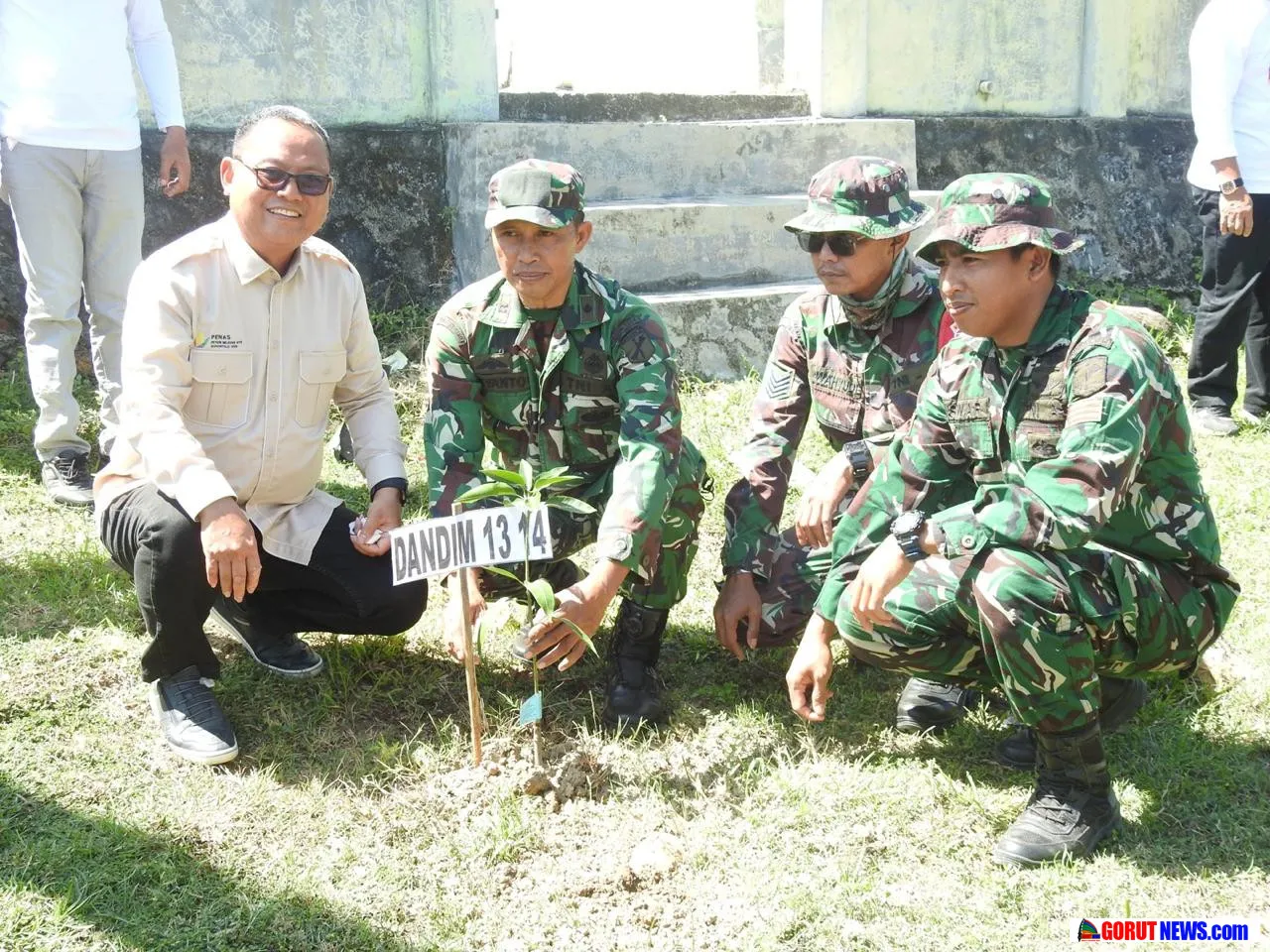 Kodim 1314/Gorut Dukung Penanaman 530 Pohon Peringati Hari Lingkungan Hidup