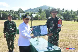 TMMD Ke-129 Resmi Dibuka di Taluditi, Bangun Jalan hingga RTLH untuk Warga