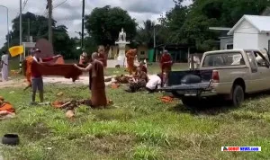 9 Biksu Tewas Ditabrak Bocah 11 Tahun Saat Ritual Jalan Kaki di Thailand