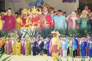 Pimpin Upacara HARGANAS ke-33, Bupati Thariq Tekankan Pentingnya Ketahanan Keluarga