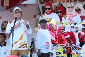 Bupati Thariq Modanggu Resmi Canangkan Peringatan HUT Ke-81 RI di Gorut