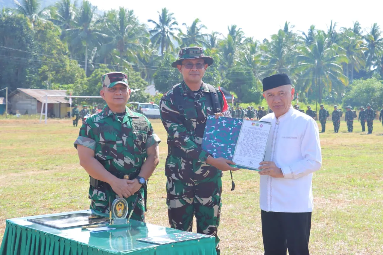 Kodim 1313/Pohuwato Tuntaskan TMMD Ke-129, Seluruh Sasaran Fisik dan Nonfisik Capai 100 Persen