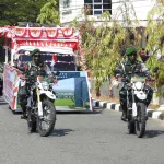 Kodim 1314 Gorontalo Utara Turut Meriahkan Karnaval HUT Ke-81 RI