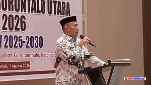 Ketua PGRI Gorontalo Utara Ajak Perkuat Organisasi dan Profesionalisme Guru
