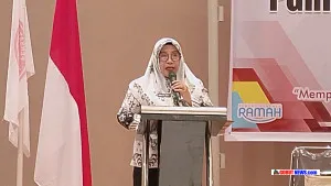 Merlina Doke Sampaikan Laporan Program PGRI Cabang Anggrek