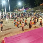 Dance Semaphore SDN 4 Anggrek Meriahkan Malam Penutupan Pramuka di Desa Helumo