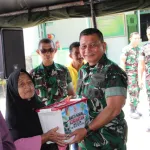 Peringati HUT Ke-81 TNI, Korem 133/NW Gelar Bakti Sosial Kesehatan