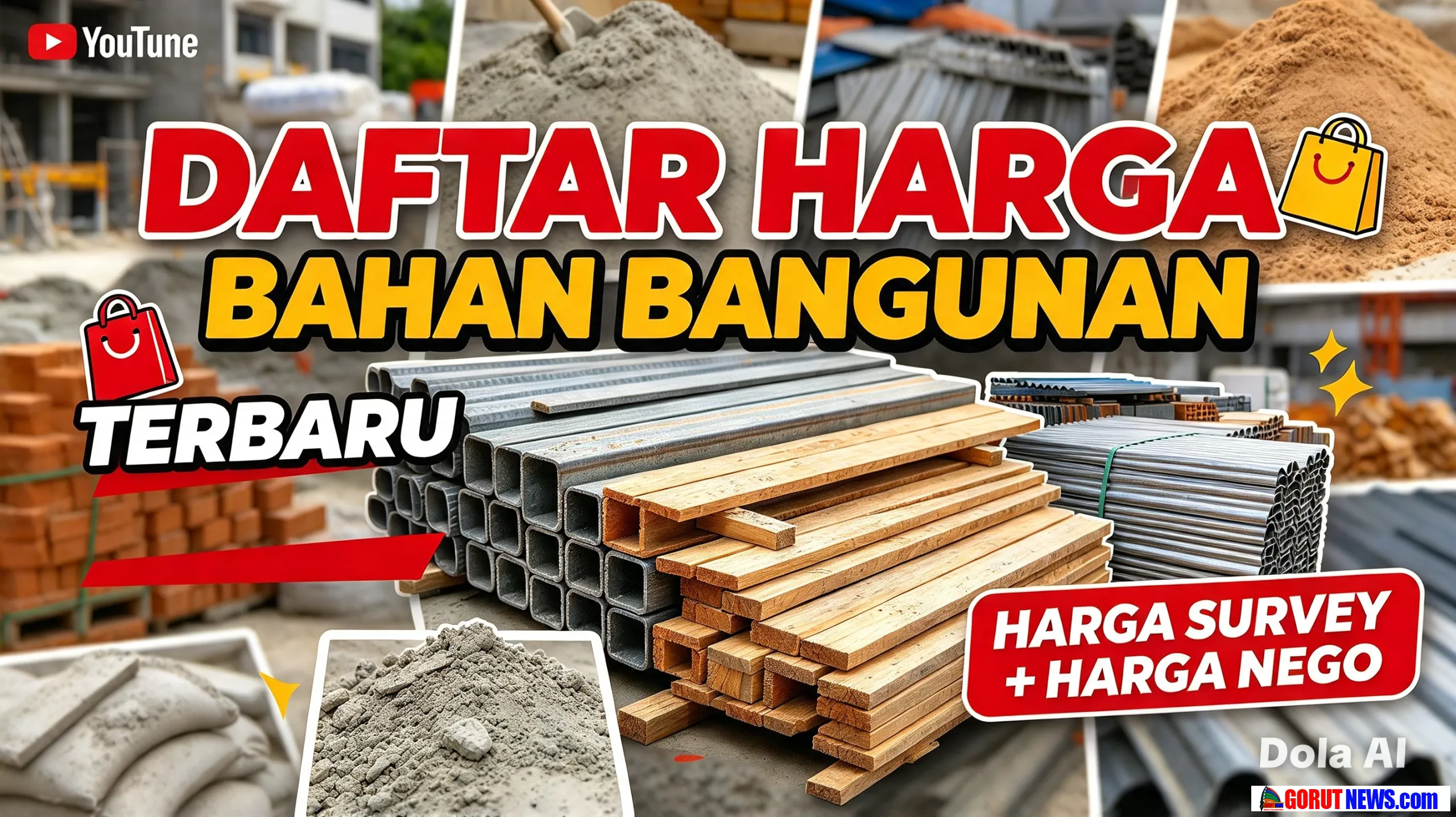 Informasi Harga Bahan Bangunan untuk Renovasi dan Pembangunan