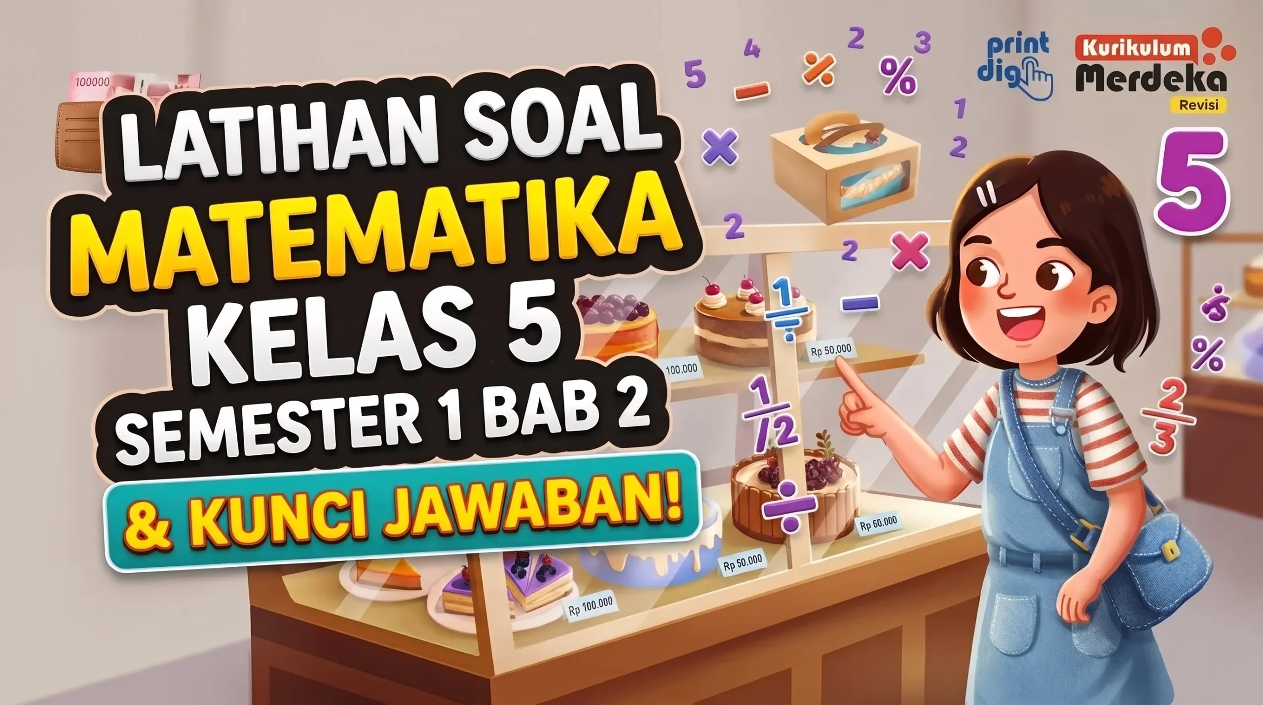 Latihan Soal Matematika Kelas 5 Semester 1 Bab 2 FPB dan KPK