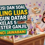 Kisi-Kisi dan Soal Keliling Luas Bangun Datar Kelas 5 Semester Ganjil