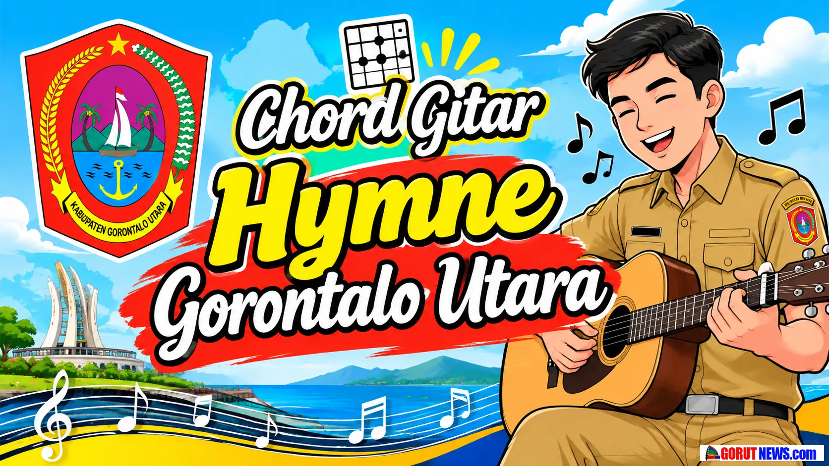 Chord Gitar Hymne Gorontalo Utara