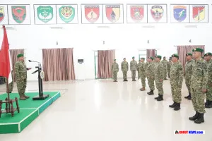 Korem 133/Nani Wartabone Gelar Kenaikan Pangkat dan Wisuda Purnawira