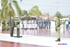 Sambut HUT ke-81 TNI, Korem 133/Nani Wartabone Gelar Ziarah Nasional di TMP Pentadio