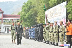 Kasdam XIII/Merdeka Pimpin Upacara HUT ke-81 TNI Tahun 2026