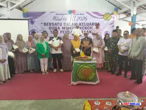 Danramil Paguat Hadiri Milad Kerukunan Keluarga Bau, Perkuat Silaturahmi dan Kepedulian Sosial