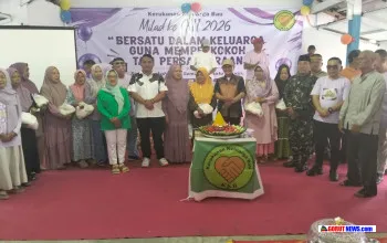 Danramil Paguat Hadiri Milad Kerukunan Keluarga Bau, Perkuat Silaturahmi dan Kepedulian Sosial