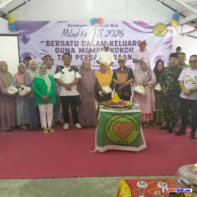 Danramil Paguat Hadiri Milad Kerukunan Keluarga Bau, Perkuat Silaturahmi dan Kepedulian Sosial