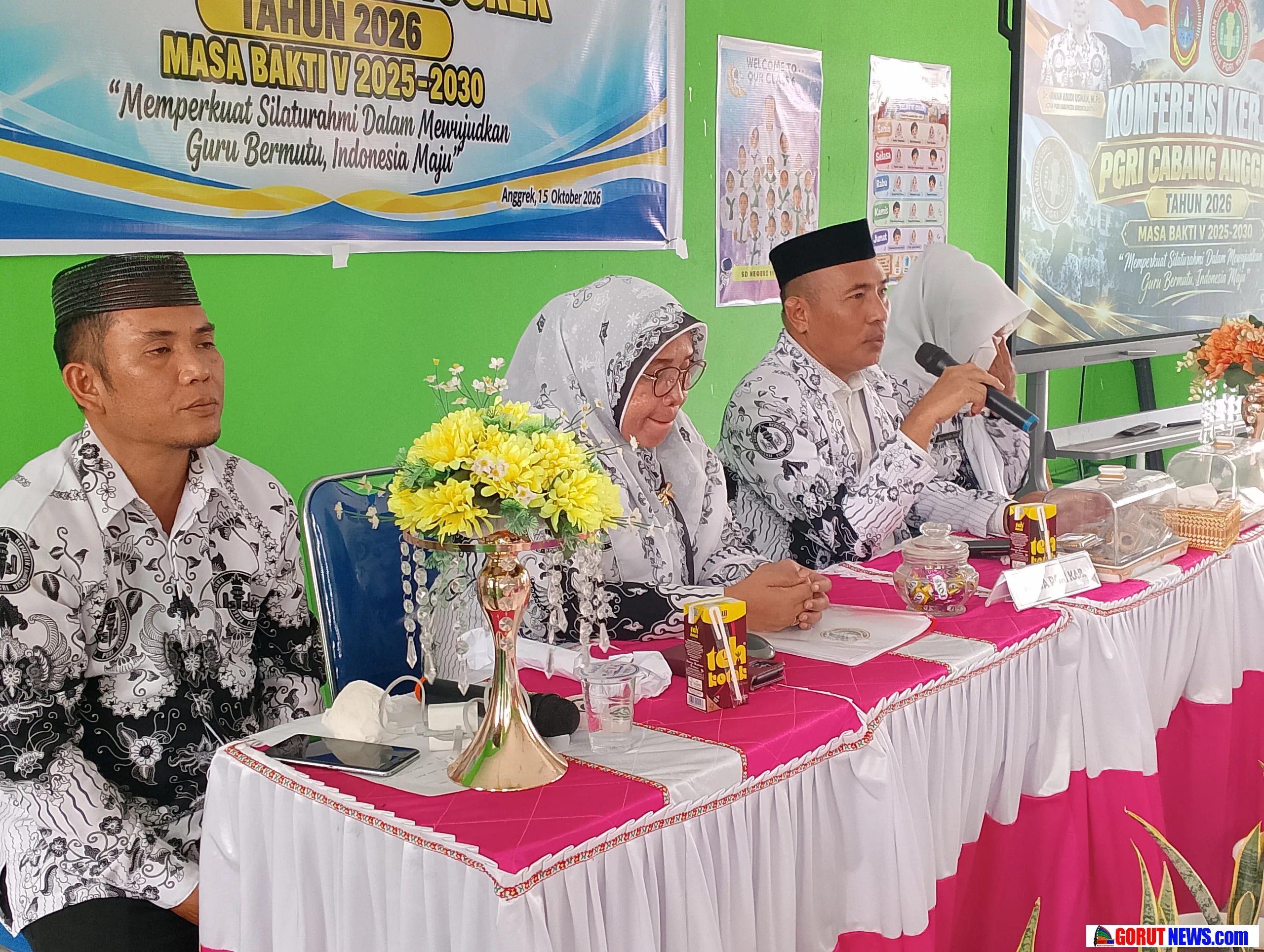 Ketua PGRI Gorut: Konferensi Wajib, Perlindungan Hukum Guru Jadi Prioritas