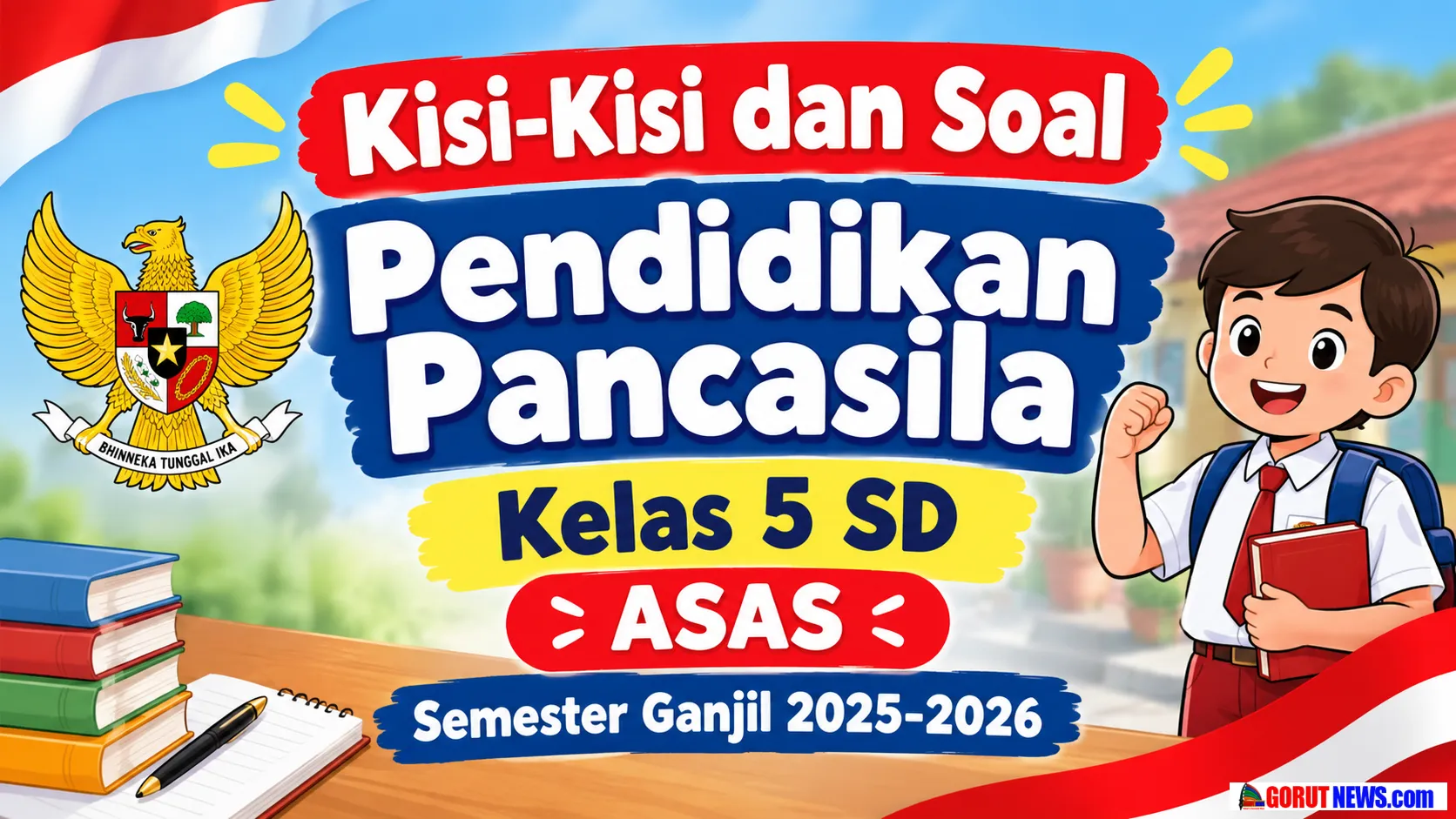 Download Kisi-Kisi dan Soal Pendidikan Pancasila Kelas 5 SD ASAS Semester Ganjil 2025-2026